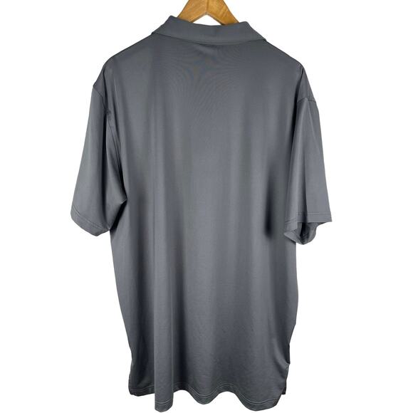 Peter Millar Dark Gray Tour Fit Relaxed Performance Polo Size XL - Picture 5 of 9